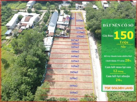Đất nền có sổ, có 80M thổ cư ngay trung tâm TP Lai Uyên