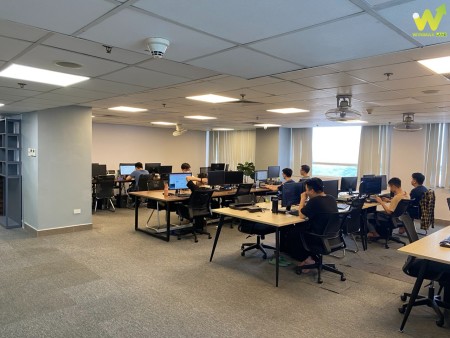 Cho thuê văn phòng tòa Hancorp Trần Đăng Ninh view hồ diện tích 380m2 - 425m2 giá 300k/m2