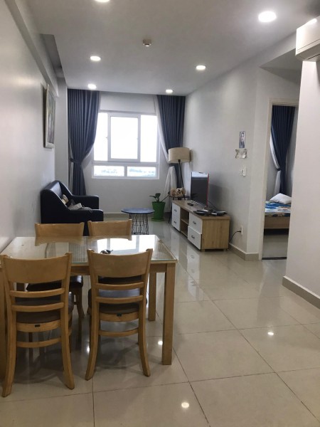 Cần cho thuê gấp căn hộ 203 Nguyễn Trãi Quận 1, DT : 50m2, 1PN, có Đủ Nội Thất, Giá : 9 tr/tháng