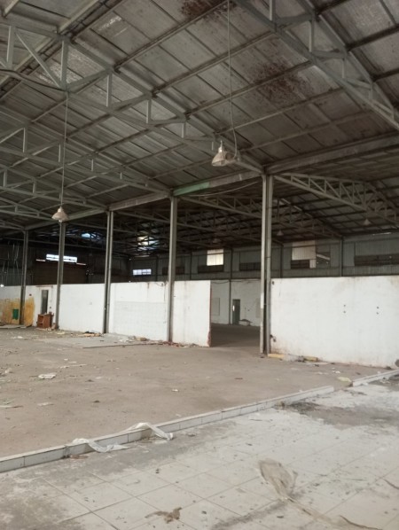 Cho thuê kho, xưởng mặt tiền Hồ Thị Bi, có 3 pha, 30m x 40m, 65k/m
