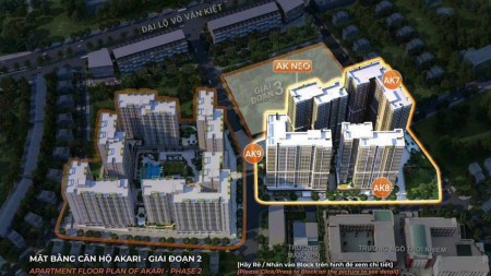 Bán căn hộ chung cư tại Dự án Akari City Nam Long, Bình Tân 2PN tặng nội thất giá 3 tỷ/ Căn ck 2%