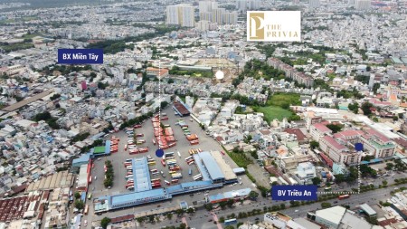 Hỗ trợ tư vấn - booking dự án căn hộ cao cấp The Privia, gần bến xe Miền Tây. LH: 0934571026