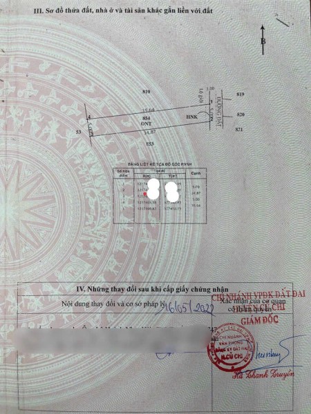 Bán lô đất mt đường 175m, 1 sec, ngay Cây Trôm, Mỹ Khánh, Phước Hiệp, Củ Chi giá từ 800 triệu