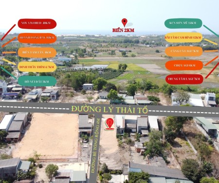 Bán đất lô góc 8,5 x 57m, MT nở hậu 10m, có sẵn 200m² thổ cư, Lý Thái Tổ giá rẻ 4,5 tỷ