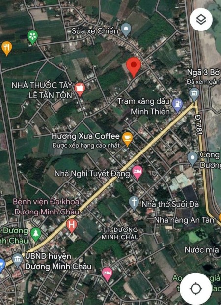 Lô đất 2 mặt tiền, vị trí ngay trung tâm hành chính, giá bán chưa tới 600 triệu