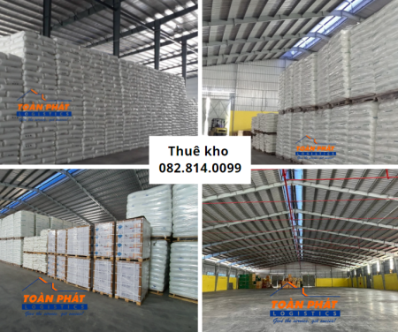 Cho thuê kho bao gồm dịch vụ xếp dỡ, thuê kho diện tích tách nhỏ 200-300m2