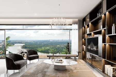 [English below] Căn hộ Q2 Thảo Điền - 3PN Full NT (128m2) thang máy riêng - chỉ 65tr, tầng cao.