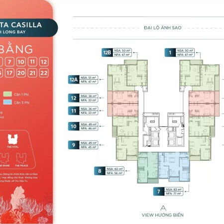 Nhận Booking căn hộ mặt tiền biển tại Vịnh Hòn Lan Mer Vista Casilla Bình Thuận