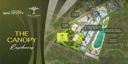 Mở bán Canopy Vista phong cách Singapore xanh mát giá đợt đầu tại Vinhomes SMart CIty