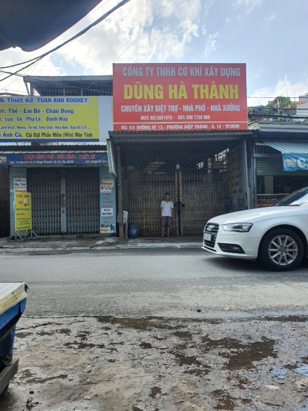 Cho thuê nhà nguyên căn mặt tiền chợ Hiệp Thành trung tâm quận 12