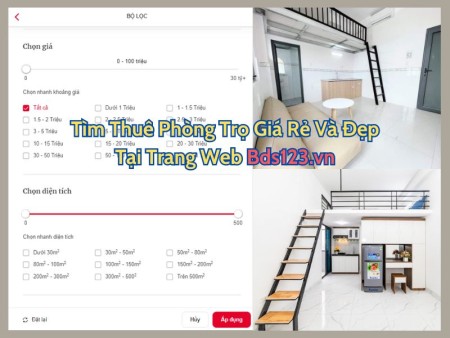 Trang web Bds123.vn: Giải pháp hoàn hảo cho việc tìm kiếm phòng trọ giá rẻ
