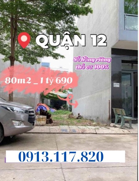Cần bán gấp đất kdc Quận 12 TpHcm
