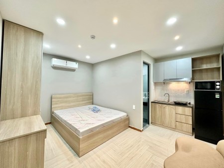 Trống căn hộ studio 26m2 cửa sổ full nội thất - Nơ Trang Long, phường 13, Bình Thạnh
