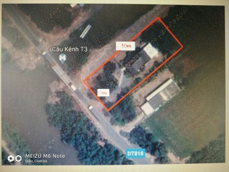 Bán nhà đất ĐT 818, xã Tân Thành, huyện Thủ Thừa, tỉnh Long An