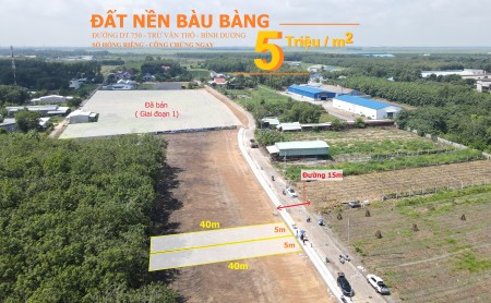 Đất nền sổ sẵn 200m2, mặt tiền đường nhà nước, giá bán 500 triệu, hỗ trợ trả góp