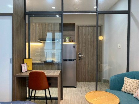 Căn hộ dịch vụ full nội thất, ban công, gần trường đại học mở, công viên HVT, thuận tiện đi lại