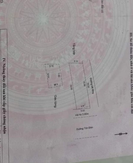 Bán nhà Gác Lững 2 MT đường Tôn Đản - Phường Hòa Phát, Quận Cẩm Lệ, TP Đà Nẵng.