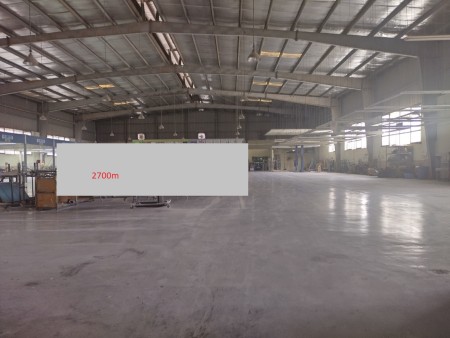 Sàn 2700m2 KD mọi mô hình dịch vụ giải trí, trần cao 10m. Cắt lẻ từ 1500m