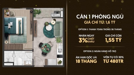 Cơ hội đầu tư không thể bỏ qua, cách quận 1 - TP.HCM chỉ 20 phút | căn hộ The Emerald 68
