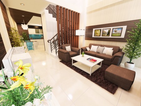 Bán gấp nhà 81m2 1 trệt 1 lầu, vị trí mặt tiền Trương Công Định, hướng Tây Bắc, Phường 8
