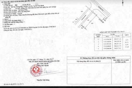 Bán nhà cấp 4, 3PN, DT 134m², 2 mặt tiền đường 21,Tân Thông Hội, Củ Chi, SHR, giá 730 triệu