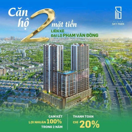 Booking siêu phẩm 2PN liền kề Phạm Văn Đồng, TT chỉ từ 299tr sở hữu ngay, tặng nội thất cao cấp