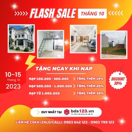 Chương trình khuyến mãi bds123 tháng 05/2024