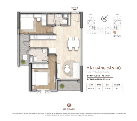 HT Pearl cần bán lỗ vì cần chuyển về HN sống chỉ 2,3 tỷ căn 2PN 2WC