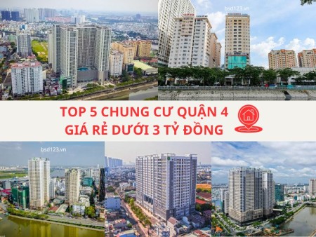 Ảnh bài viết: Top 5 chung cư quận 4 giá rẻ dưới 3 tỷ đồng nên mua nhất