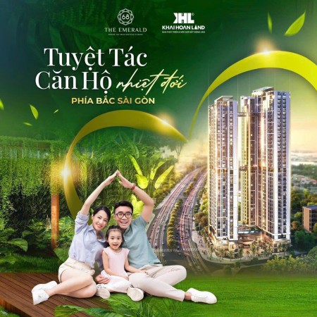 Hot hot hot chỉ 480 triệu sở hữu căn hộ cao cấp The Emerald 68 của CĐT Coteccons