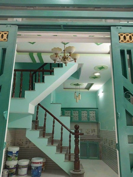 Bán nhà Vi bằng quận 12, 3 PN, nhà vào ở ngay, 26m2, 2 lầu, hẻm 3,5m, giá 1,69 tỷ