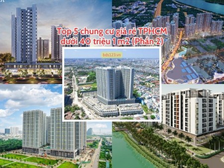 Ảnh bài viết: Top 5 chung cư giá rẻ TPHCM giá bán dưới 40 triệu một mét vuông (Phần 2)