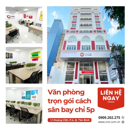 Cho thuê văn phòng trọn gói quận Tân Bình