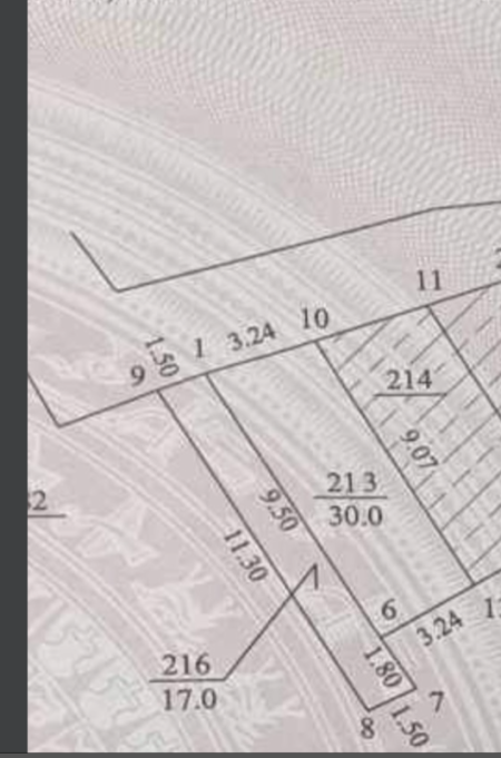 Bán mảnh đất gần Công viên Hòa Bình, DT 30m², nhỉnh 3 tỷ, ngõ thông, 3 gác, ôtô 30m