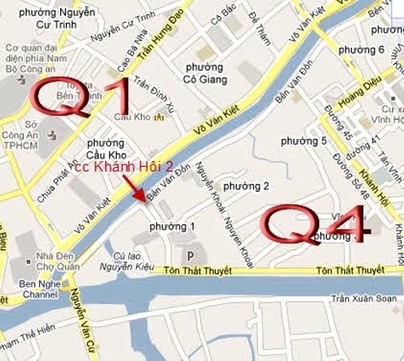 Cho thuê Căn hộ Khánh Hội 1, 360 Bến Vân Đồn, Phường 1, Quận 4, 9 triệu