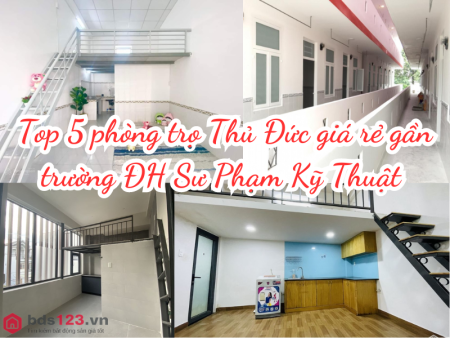 Ảnh bài viết: Top 5 phòng trọ Thủ Đức giá rẻ gần trường ĐH Sư Phạm Kỹ Thuật