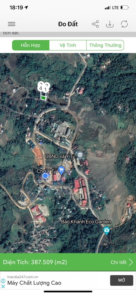 Cần bán lô đất rộng 396m2, thích hợp để kinh doanh, buôn bán, du lịch.... Ngải Trồ, Y Tý