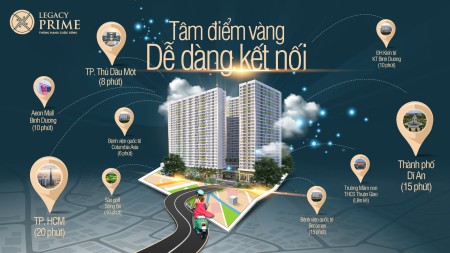 Bán căn hộ Legacy Prime Thuận An đầy đủ nội thất cao cấp chỉ thanh toán trước 99tr
