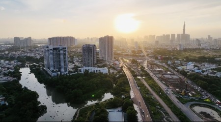 Bán 2 căn nhà phố compound quận 2 giá gốc CĐT, có sổ, hầm + trệt + 3 lầu, 5x25, DTSD 472m² chỉ 26 tỷ