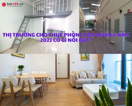 Ảnh bài viết: Thị trường cho thuê phòng trọ quận 6 năm 2024 có gì nổi bật?
