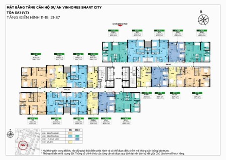Mở bán Booking SA1 toà căn hộ cuối cùng tại phân khu SAKURA Vinhomes Smart City. Giá khởi điểm