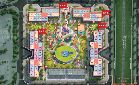 Nhận đặt cọc thiện chí tòa SA1 phân khu Sakura gía tốt nhất Vinhomes Smart CIty từ 1,3 tỷ