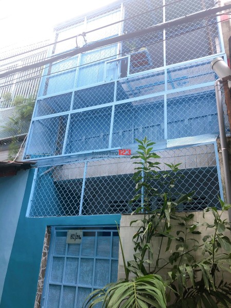Cho thuê nhà 1 lầu 1 lửng 62/18 Ngô Tất Tố P19 Bình Thạnh giá 6.5tr