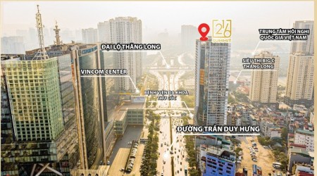 Bán suất ngoại giao căn 2pn, 86m2, full nội thất, CK gần 400tr dự án Summit Trần Duy Hưng