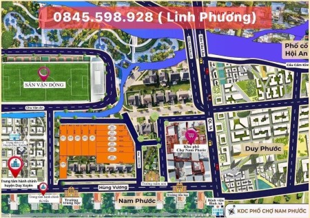 Vợ chồng tôi cần bán lô đất nền sát Hùng Vương -KPC Nam Phước - 332m2. Giá đầu tư chỉ 1.5 tỷ