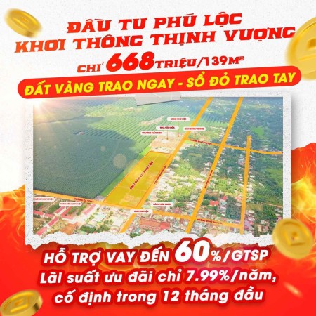 Tiết lộ vị trí tiềm năng nhất cuối năm 2023 - Đất nền Phú Lộc, Krông Năng - Đắk Lắk