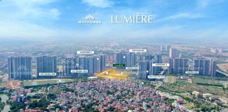 Mở bán chung cư Masteri Lumiere cao cấp hạng Diamond trung tâm KĐT Smart City giá 80-100 triệu/m2