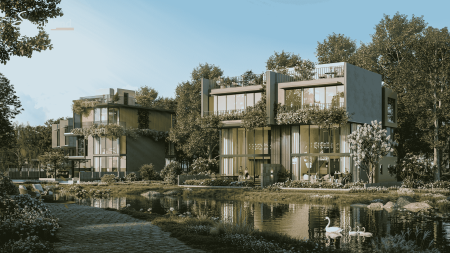 Biệt thự song lập mặt tiền sông Ecovillage Saigon River giá 14,5 tỷ (gồm VAT, PBT)