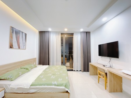 Phòng studio ban công thoáng mát, full nội thất, gần đh Văn Lang, bến thành,….quận 1
