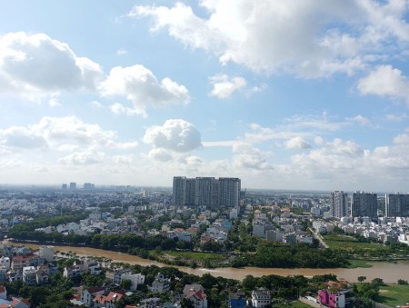 View TP! Cho thuê căn hộ The Sun Avenue 96m2 full nt 21.4 triệu nhà đẹp